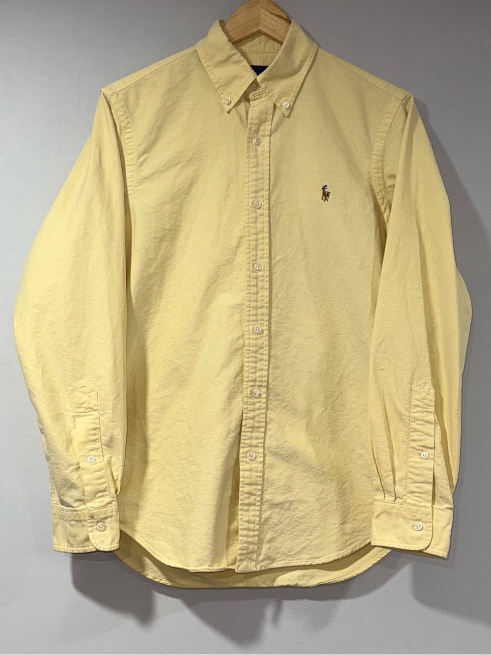 Polo Ralph Lauren Yellow Oxford Button-Down Shirt | Men's Small